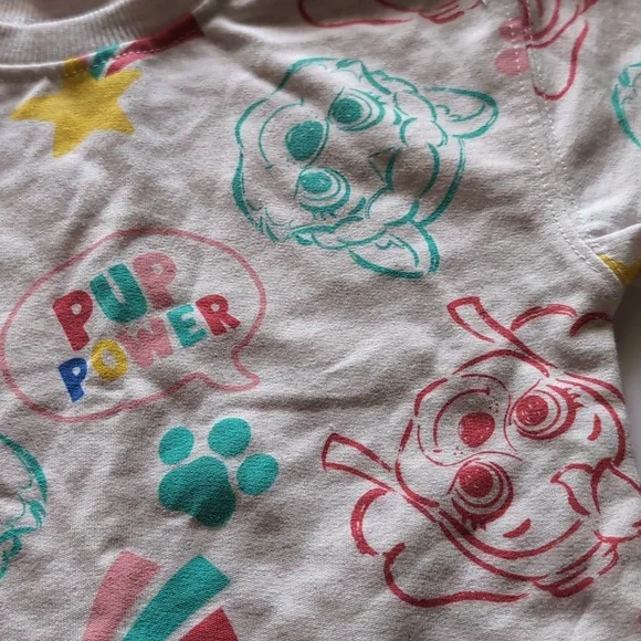 Paw Patrol 12 months Pup Power Tshirt and Short Set, Everest and Skye - Picture 4 of 11